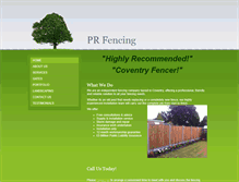 Tablet Screenshot of prfencing.com